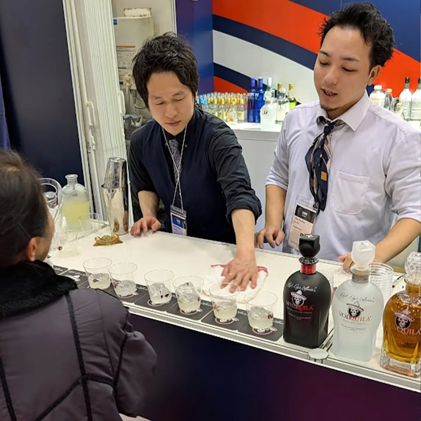 Red Eye Louies cocktail hour at foodex 2026 japan