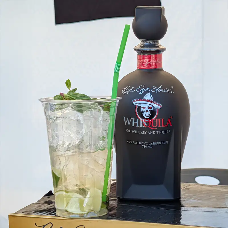 Team Representation Red Eye Louie’s team member with the USDA Mascot