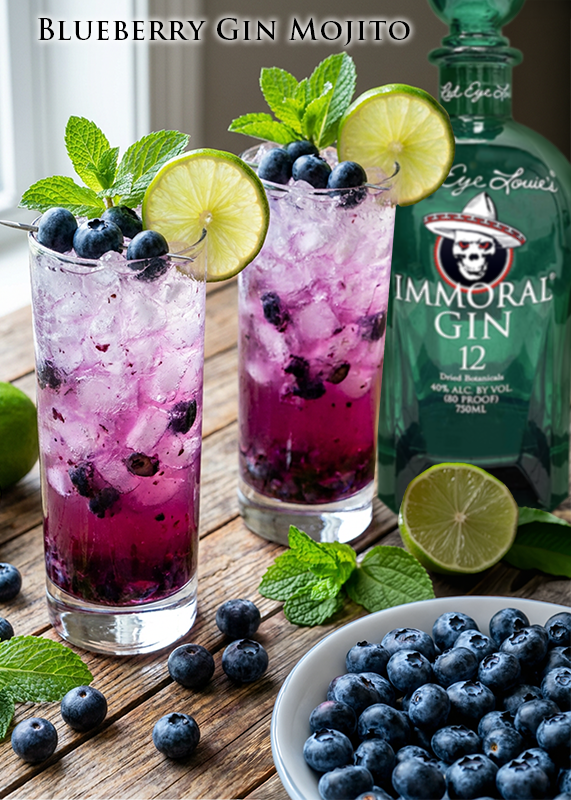 7-2 BlueberryGinMojito Maryland Style Cocktails